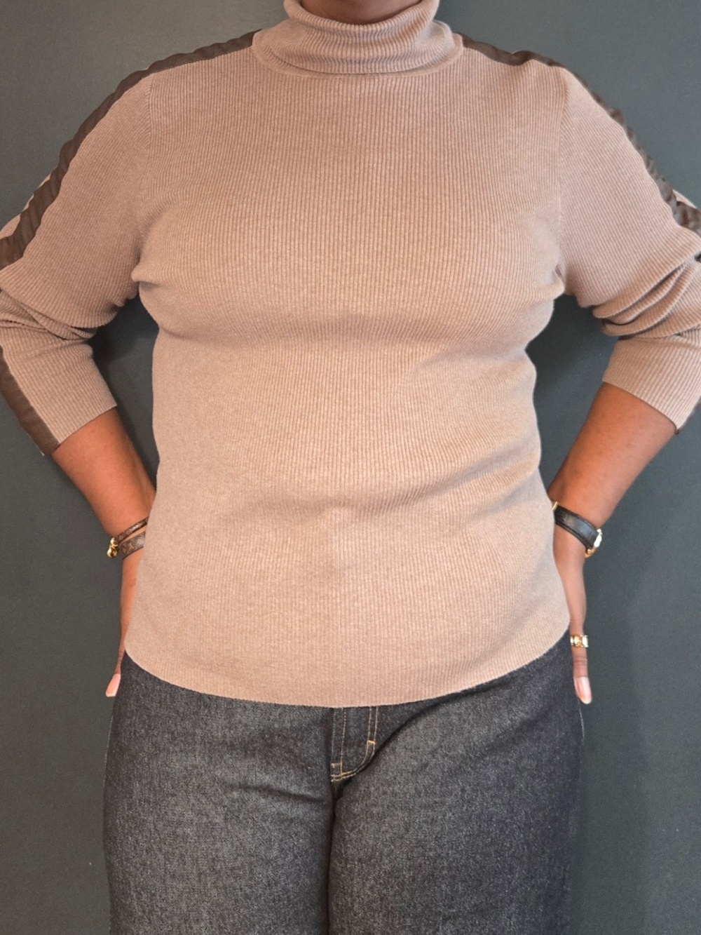 ralph lauren | ribbed turtleneck | sweater | cold weather | size: us